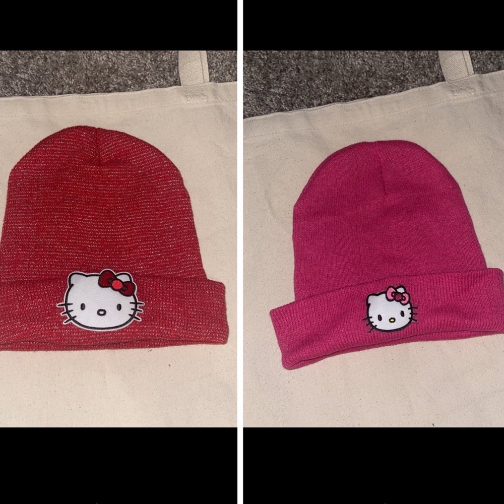2 Hello Kitty Beanie Bundle NWOT
